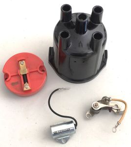 CALOTTA PUNTINE NIVA 1.6 - + CONDENSATORE + SPAZZOLA ROTANTE SPINTEROGENO 