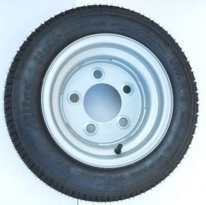 RUOTA 195/55/10 -5x67x112 ATTACCO TEDESCO COMPLETA PER RIMORCHIO ATTACCO TEDESCO MERCEDES