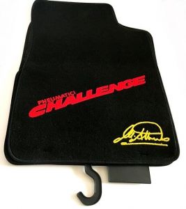 TAPPETI AUTO FIRMATI MICHELE ALBORETO CHALLENGE VERO CAMPIONE 